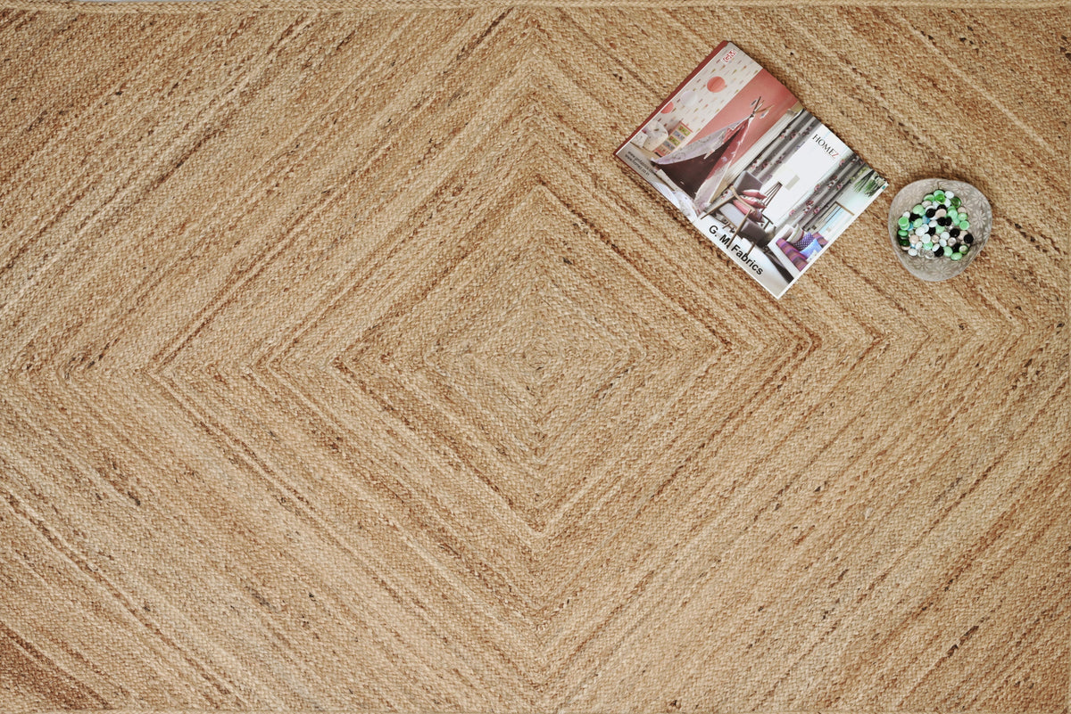 Alfombra de Yute Trenzado IC18599 Natural