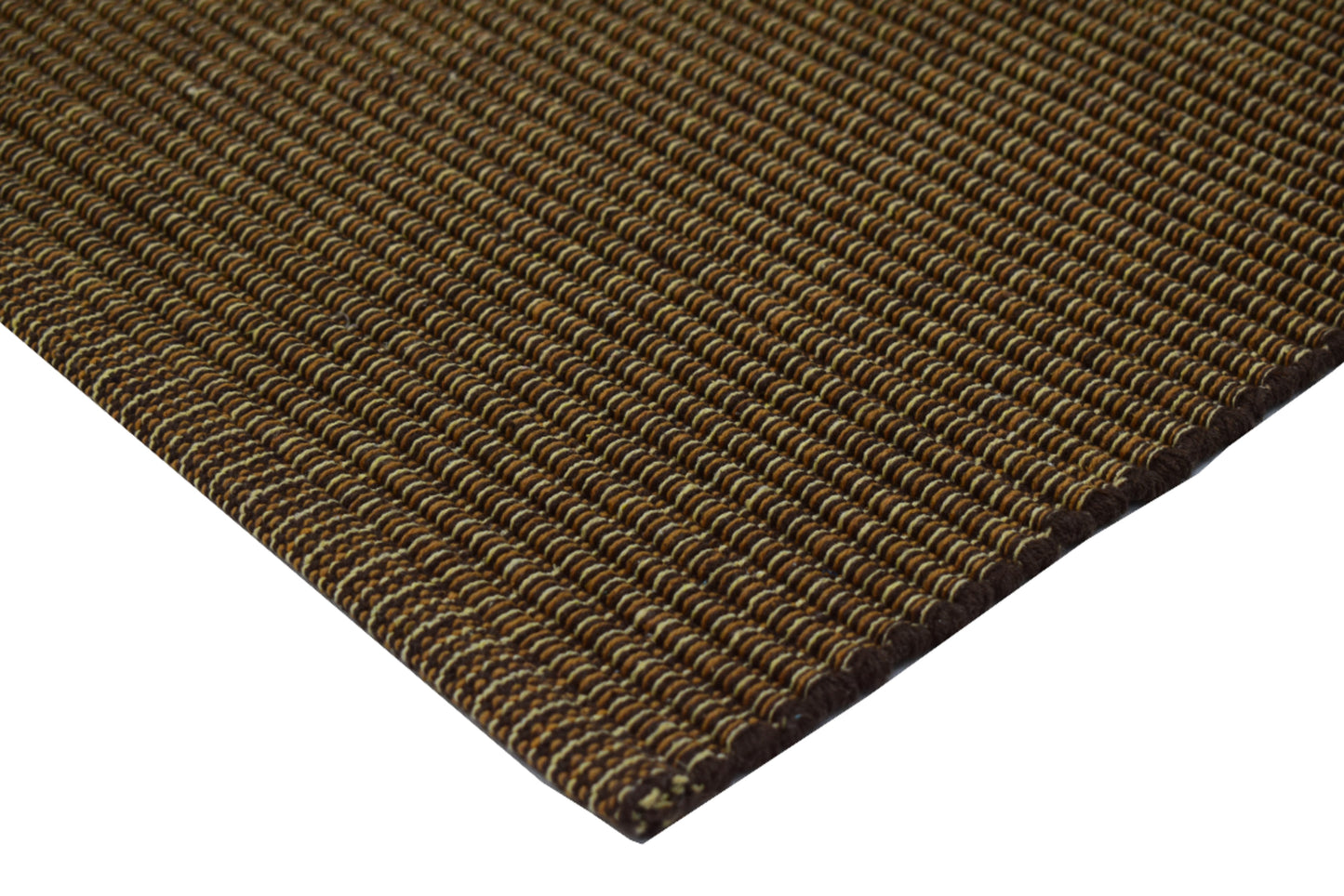 Sunset Flame Handwoven Beach Rug in Deep Orange