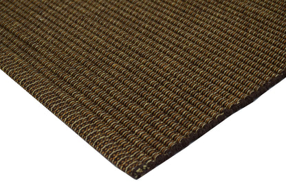 Sunset Flame Handwoven Beach Rug in Deep Orange