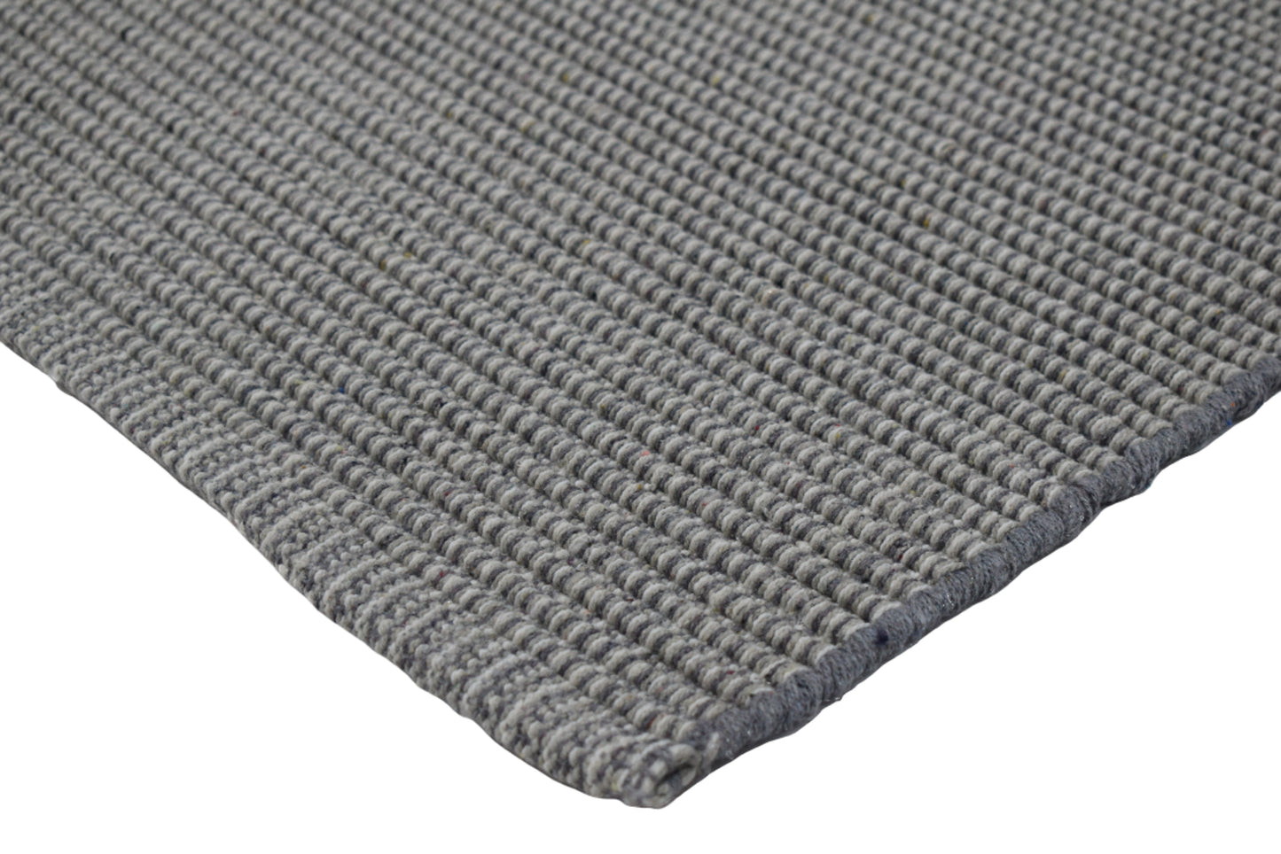 Tapete de playa tejido a mano en gris madera flotante