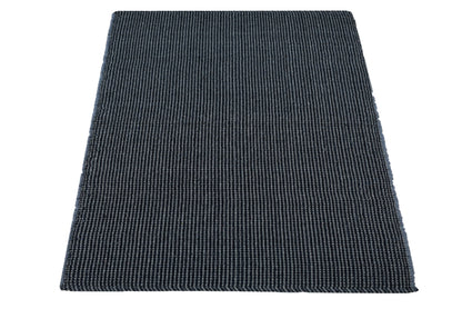 Alfombra de Playa Tejida a Mano Stormy Stone en Gris Oscuro