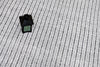 Alfombra de hilo PET IC14236 gris plateado redonda