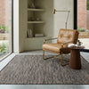 Alfombra Chindi Lisa con Borde IC14467 Marrones/Beige