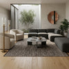 Alfombra Chindi Lisa con Borde IC14467 Marrones/Beige