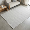 Alfombra de Hilo PET Reciclada y Resistente IC17698 Negro/Blanco