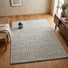 Recycled and Durable PET Yarn Rug IC14236 Gray/Silver