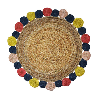 Alfombra Redonda de Yute