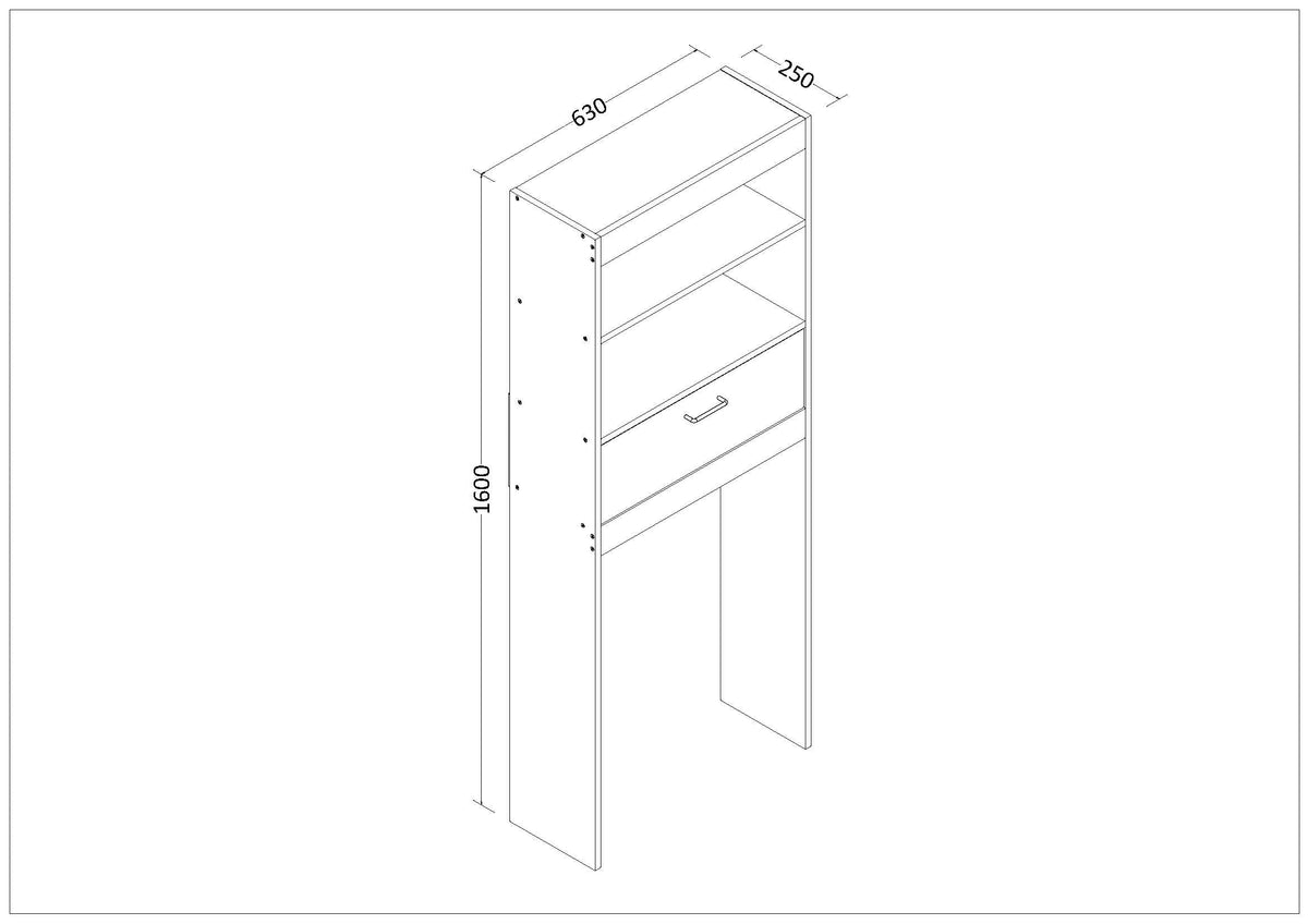 Organizador de baño MYSRTA0222091 Blanco Solar - vista 5