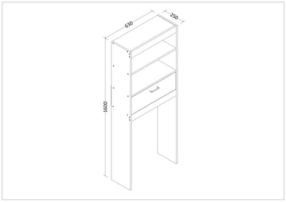 Organizador de baño MYSRTA0222091 Blanco Solar - vista 5