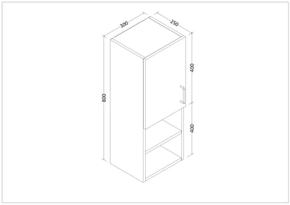 Almacenamiento auxiliar para baño MYSRTA0422091 blanco solar