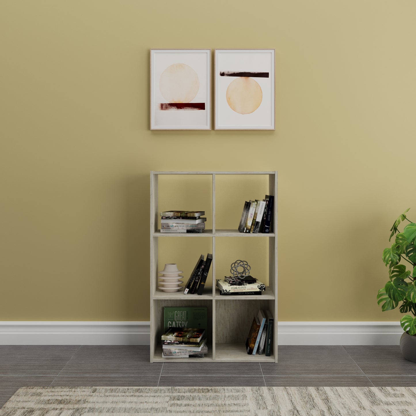 Cubo de Almacenamiento de 6 Compartimientos  