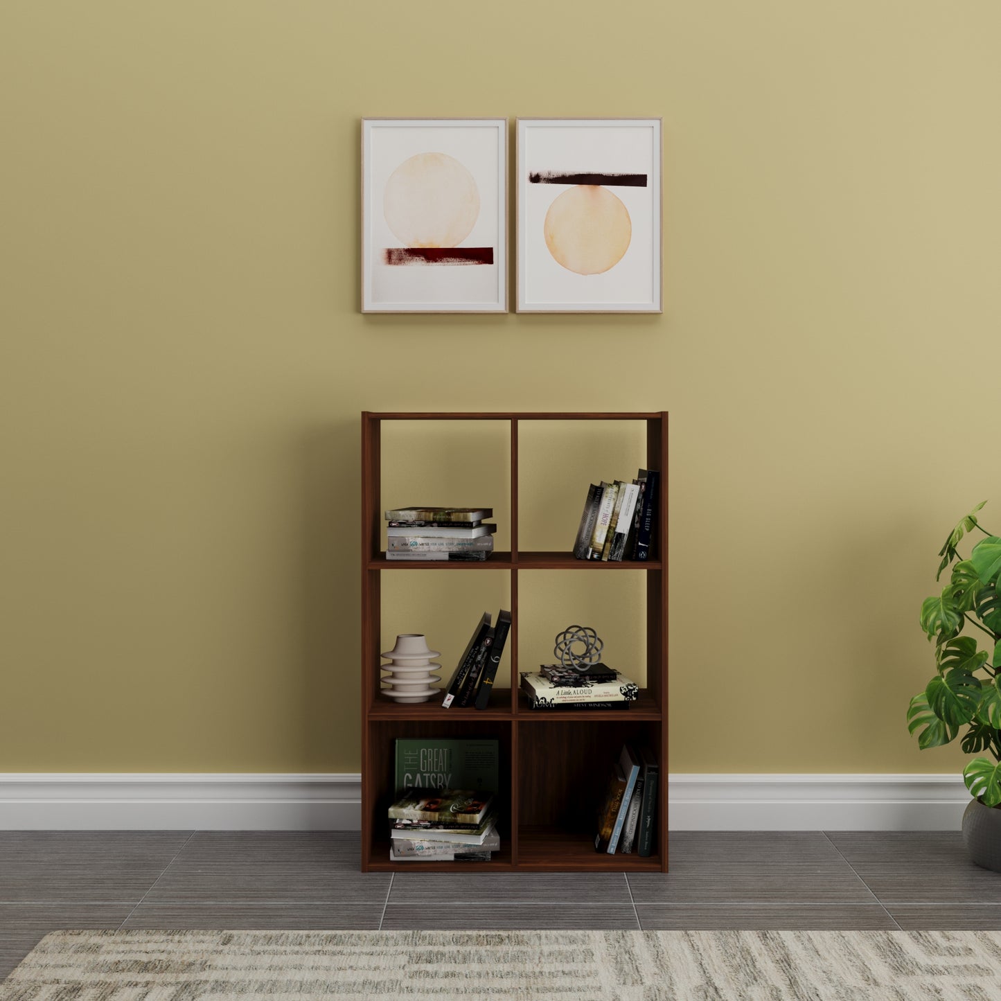 Cubo de Almacenamiento de 6 Compartimientos  