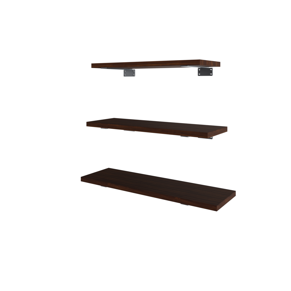 Estante flotante con soportes MYSRTA0916010 Marrón Medio - vista 4