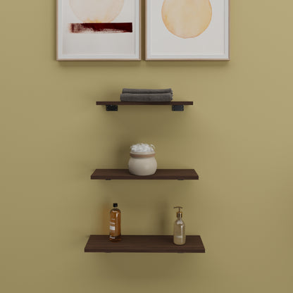 Estante Flotante con Soportes – Juego de 3  