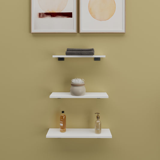 Estante Flotante con Soportes – Juego de 3  