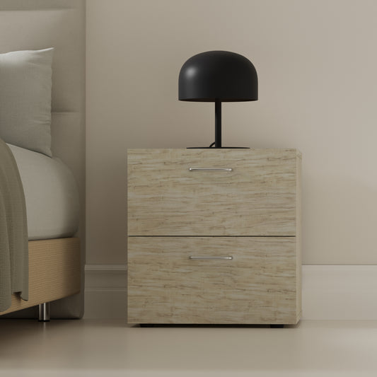 Mesita de Noche con Cajones  