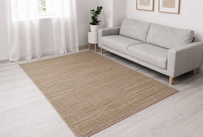 Alfombra de Yute Borde Acabado IC17307 Natural
