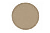 Alfombra Redonda de Yute Con Base Antideslizante IC18594 Natural