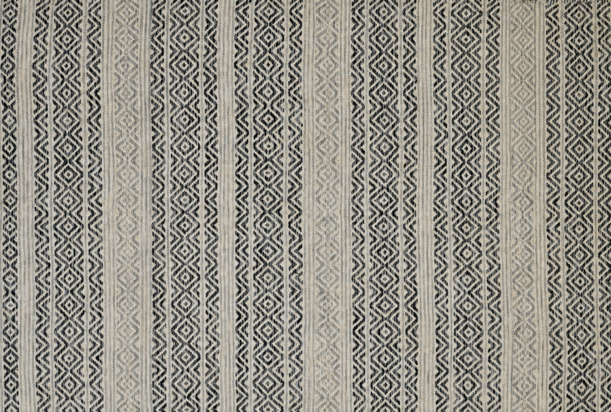 Alfombra kilim IC15033 gris y plateado - vista 1