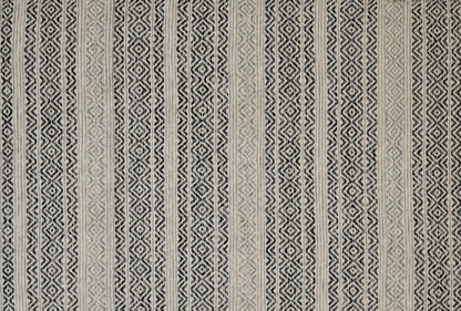Alfombra kilim IC15033 gris y plateado - vista 1