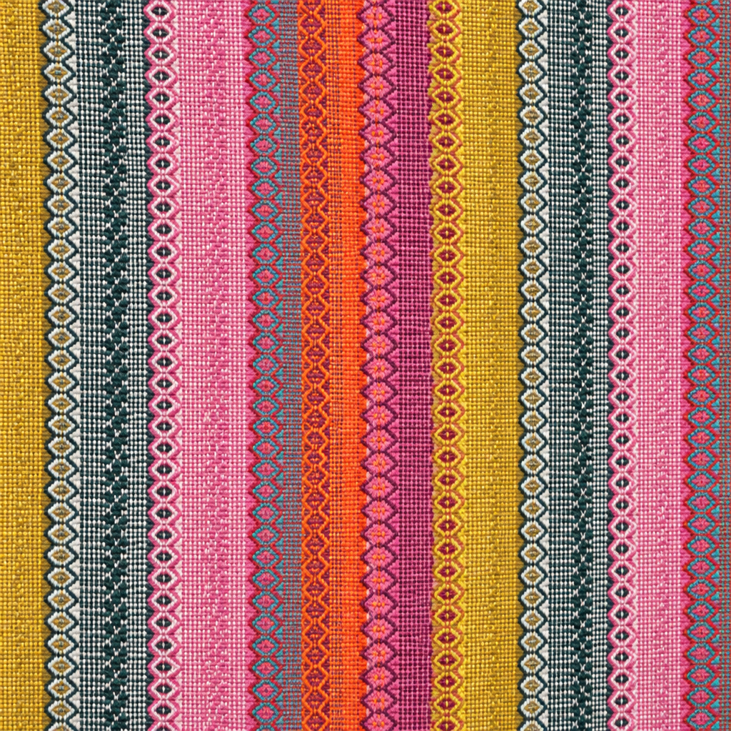 Alfombra Kilim de Algodón Con Base Antideslizante IC12325 Multicolor