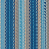 IC13516 Blue Cotton Kilim Rug with Non-Slip Backing