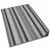 Alfombra Kilim de Algodón Con Base Antideslizante IC13809 Grises/Plateado