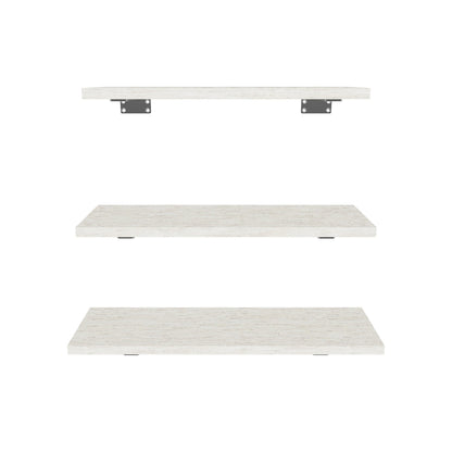 Estante flotante con soportes MYSRTA0914626 Pino Stobus - modelo 3D