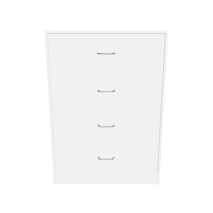 Cómoda de 4 cajones MYSRTA1222091 Blanco Solar - modelo 3D
