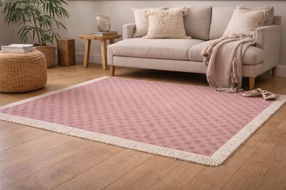 Alfombra Dhurrie IC17069 rojo - vista 6