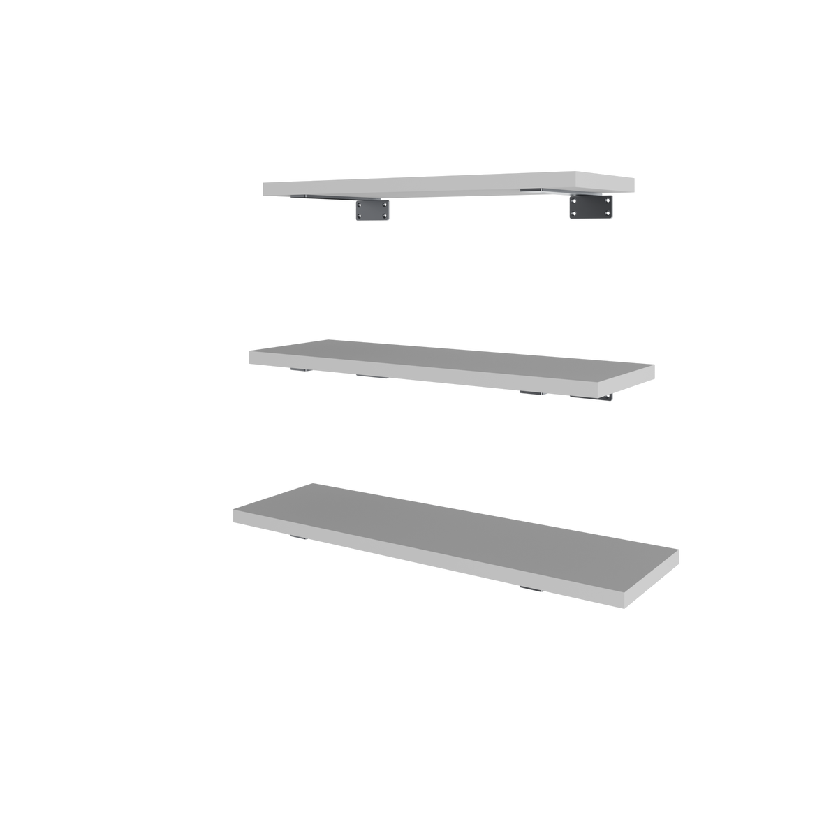 Estante flotante con soportes MYSRTA0922091 Blanco Solar - vista 4