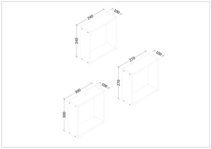 Estantería decorativa de cubos MYSRTA0114626 Pino Stobus - vista 5